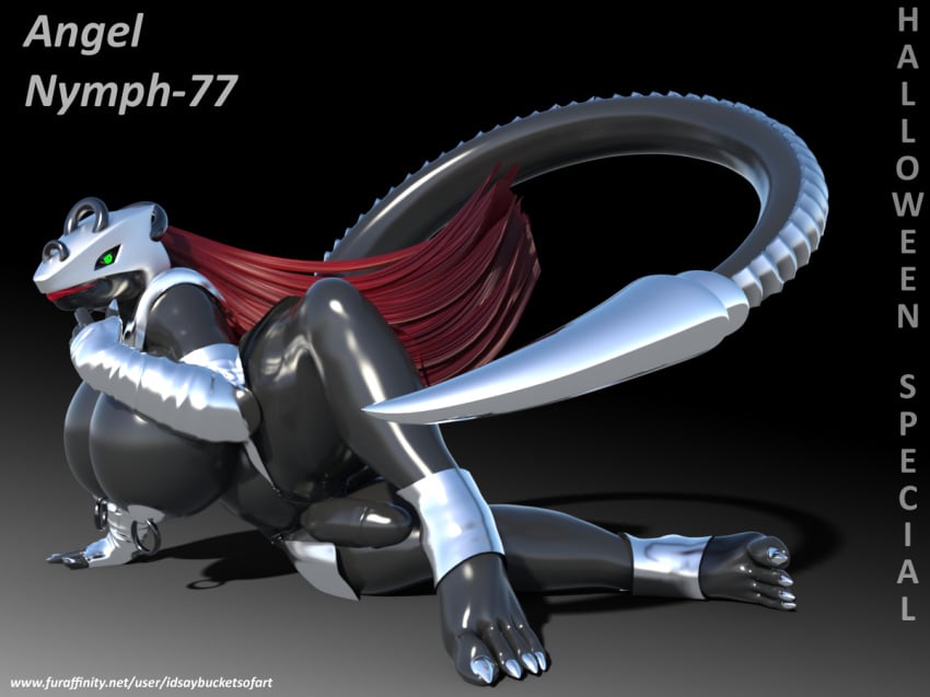 1futa 3d 4:3 angela-45 anthro breasts clothed clothing cosplay cyber_dragon dark-skinned_futanari dragon flaccid futa_only futa_sans_balls futanari hair huge_ass huge_breasts idsaybucketsofart intersex latex_skin machine nude nymph-77 penis realistic red_hair solo wide_hips