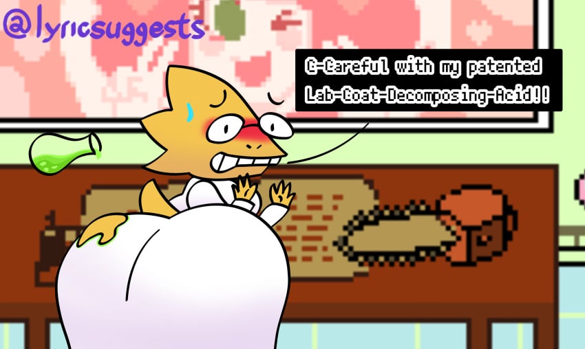 Alphys (Undertale) Rule 34 Image