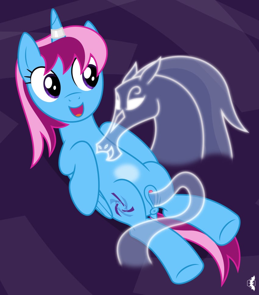 2019 absurd_res alicorn ambiguous_gender anatomically_correct anatomically_correct_anus anatomically_correct_pussy animal_genitalia animal_pussy anus blue_body clitoris digital_media_(artwork) dock duo equid equine_pussy fan_character female female/ambiguous feral ghost ghost_tail glowing glowing_body glowing_eyes hair happy happy_sex hi_res horn horn_ring inside lying mammal my_little_pony nude on_back open_mouth parcly_taxel parclytaxel phasing pink_hair purple_eyes pussy sex smile spirit translucent translucent_body windigo_(mlp) wings