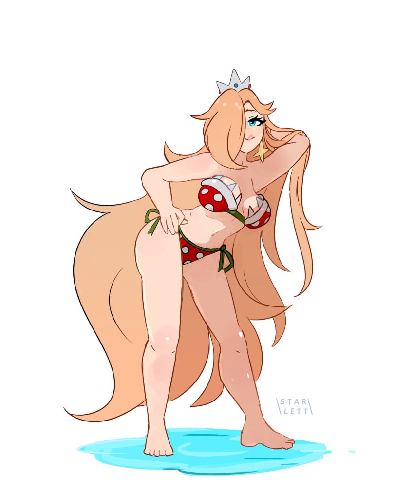 1girls 2025 artist_name ass big_ass big_breasts bikini blonde_female blonde_hair blonde_hair blonde_hair_female breasts c_starlett english english_text female female_focus female_only light-skinned_female light_skin long_hair mario_(series) mostly_nude mostly_nude_female nintendo nude nude_female piranha_plant_bikini platinum_blonde_hair princess_rosalina solo solo_female solo_focus super_mario_bros. super_mario_galaxy text thick_thighs thighs very_long_hair