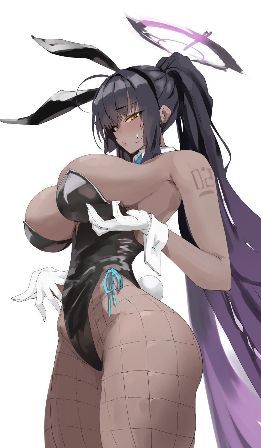 1girls aya_roushi blue_archive female karin_(blue_archive) karin_(bunny)_(blue_archive) solo solo_female tagme