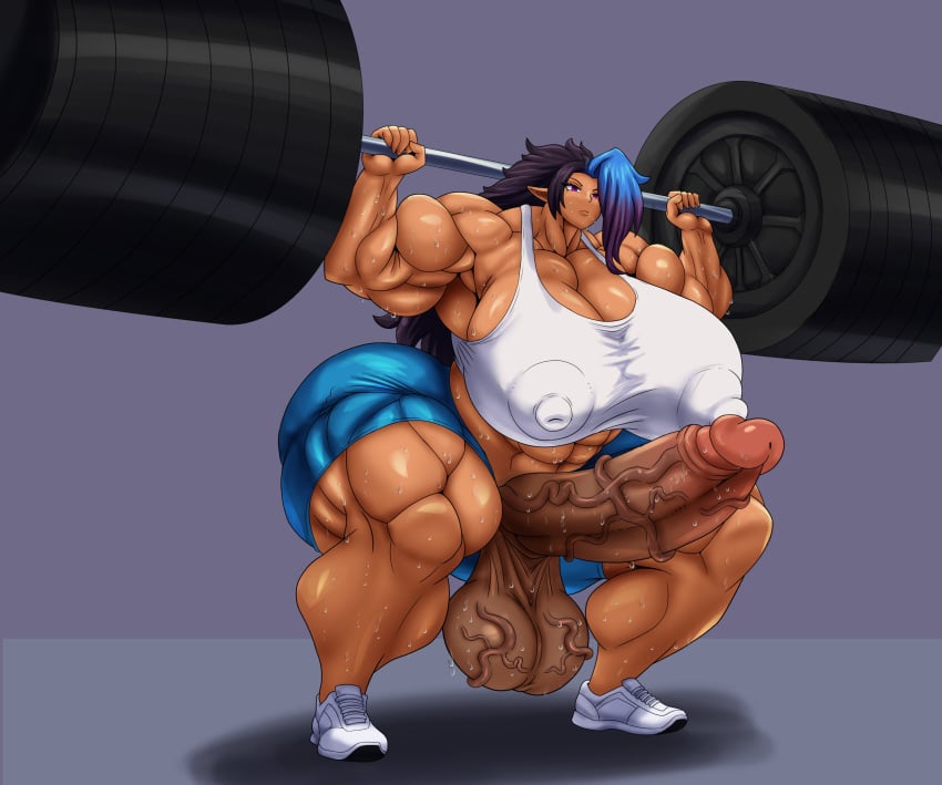 Dark-Skinned Futa Rule 34 Image