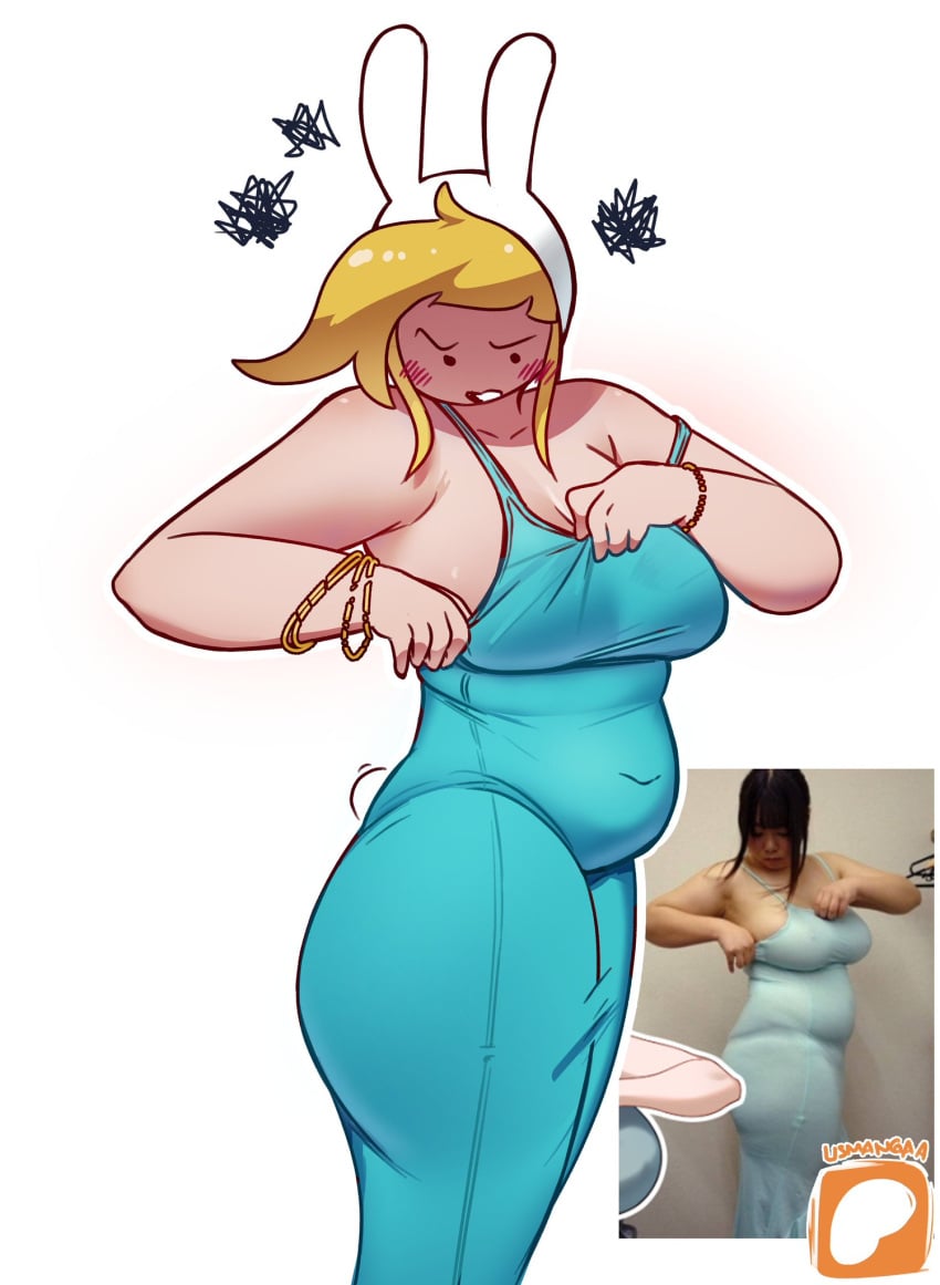 Adjusting Dress Rule 34 Image