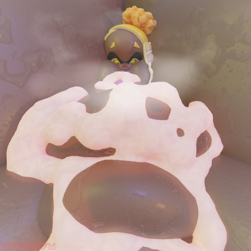 3d alternate_version_available blob colored_cum cum_on_face cumming dark_skin excessive_cum fat frye_(splatoon) futa_only futanari glowing_areola glowing_cum glowing_penis_tip huge_ass huge_breasts huge_cock hyper hyper_penis immobile massive_ass massive_breasts morbidly_obese musk musk_clouds obese splatoon_(series) splatoon_3 sunninsfw sweat ussbbw yellow_hair
