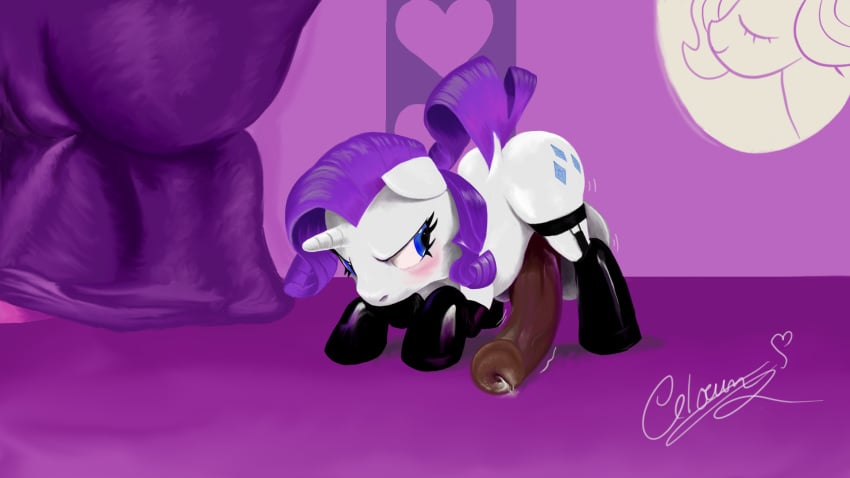 balls big_balls equid equine feral friendship_is_magic furry gloum gynomorph horse horsecock huge_balls hyper hyper_balls hyper_penis intersex mammal my_little_pony penis pony rarity_(mlp) rubber