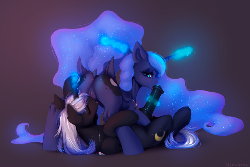 2020 69_position alicorn animal_genitalia animal_penis anus ass closed_eyes cutie_mark dock duo equid equine_penis eyelashes female feral friendship_is_magic hi_res horn horsecock male mammal my_little_pony night_shadow oral penis princess_luna_(mlp) pussy sex simple_background straight vincher wings