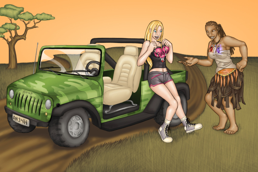 amulet dark-skinned_female female_only jeep savanna soty transformation