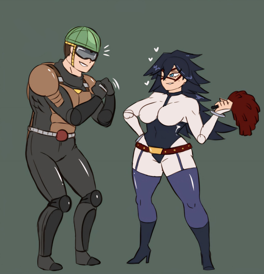 breasts midnight_(my_hero_academia) mumen_rider my_hero_academia one-punch_man