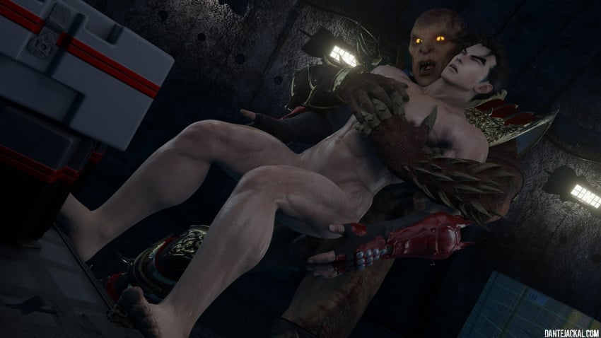 3d 3d_model abs anal anal_sex ass balls bandai_namco bara biceps big_balls big_penis crossover dantejackal dominant dominant_male domination gay gay_anal gay_domination gay_sex jin_kazama kazama_jin male male/male male_nipples male_only male_penetrated male_penetrating_male mortal_kombat mortal_kombat_11 muscular_male netherrealm_studios nipples nude pecs penetration penis sex shao_kahn tekken