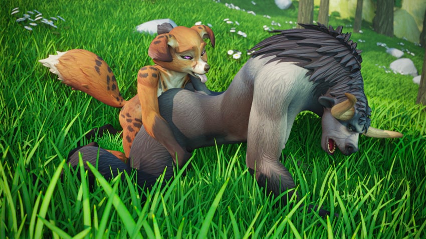 3d 3d_(artwork) futanari tagme tauren tauren_female vixenpeeks vulpera vulpera_futa warcraft world_of_warcraft