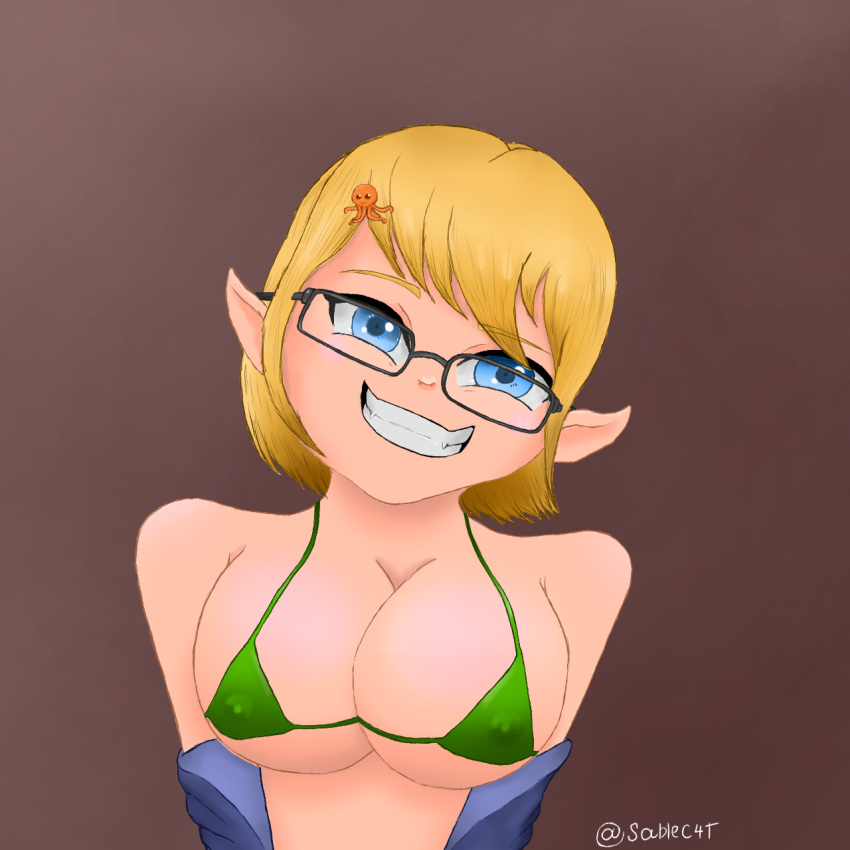 big_breasts blonde_hair blonde_hair_female busty busty_female clothing oc original_character sablec4t silenceworky worky