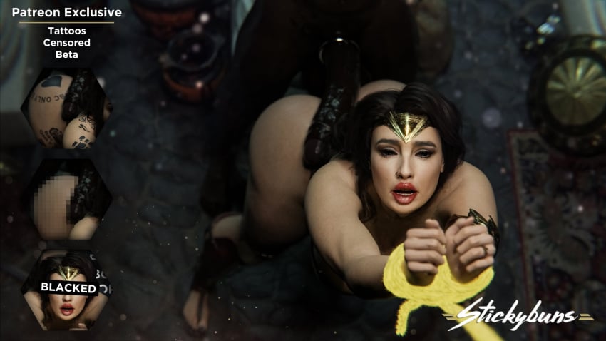1girls 3d amazon big_breasts breasts bust busty censor_bar censored_eyes chest curvaceous curvy curvy_figure dark-skinned_male dc dc_comics demigod demigoddess diana_prince female hero heroine hips hourglass_figure huge_breasts justice_league large_breasts light-skinned_female light_skin mature mature_female queen_of_spades slim_waist stickybuns superhero superheroine themysciran thick thick_legs thick_thighs thighs top_heavy voluptuous waist wide_hips wonder_woman wonder_woman_(series)