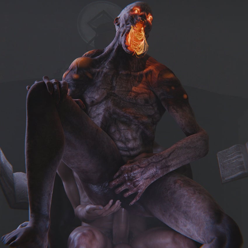 3d 3d_model anal dbd dead_by_daylight felix_richter gay gay_anal human_on_monster male male/male male_penetrated monster nateswashorny nude orange_eyes orange_saliva penis tagme talbot_grimes teratophilia the_blight