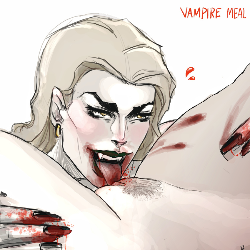 blood cunnilingus dio_brando female jojo's_bizarre_adventure jorohanjo male male/female male_focus menophilia menstruation offscreen_female oral_sex period period_blood pubic_hair stardust_crusaders straight vagina vampire