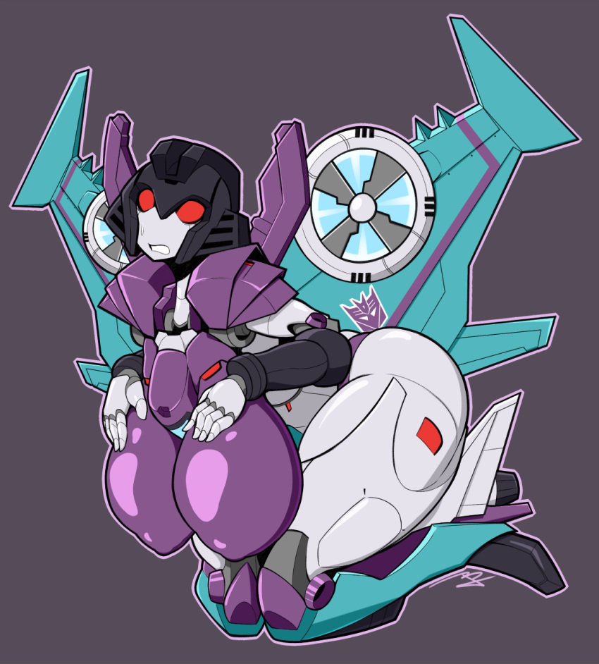 1girls 2016 5_fingers ass big_ass big_breasts bizarrejuju breasts female female_only huge_breasts plane red_eyes robot slipstream sweatdrop thick_thighs transformers transformers_animated