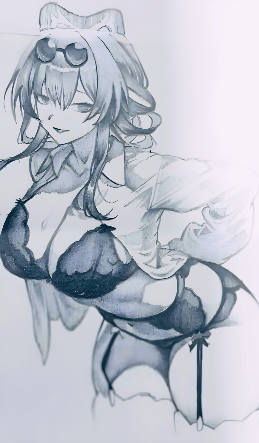 1girls 2d 4k big_breasts bikini female hi_res thighs unknown_artist