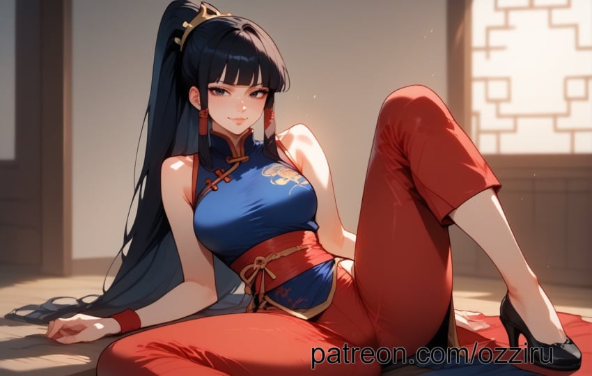 ai_generated anime chichi dragon_ball dragon_ball_z female ozziru patreon