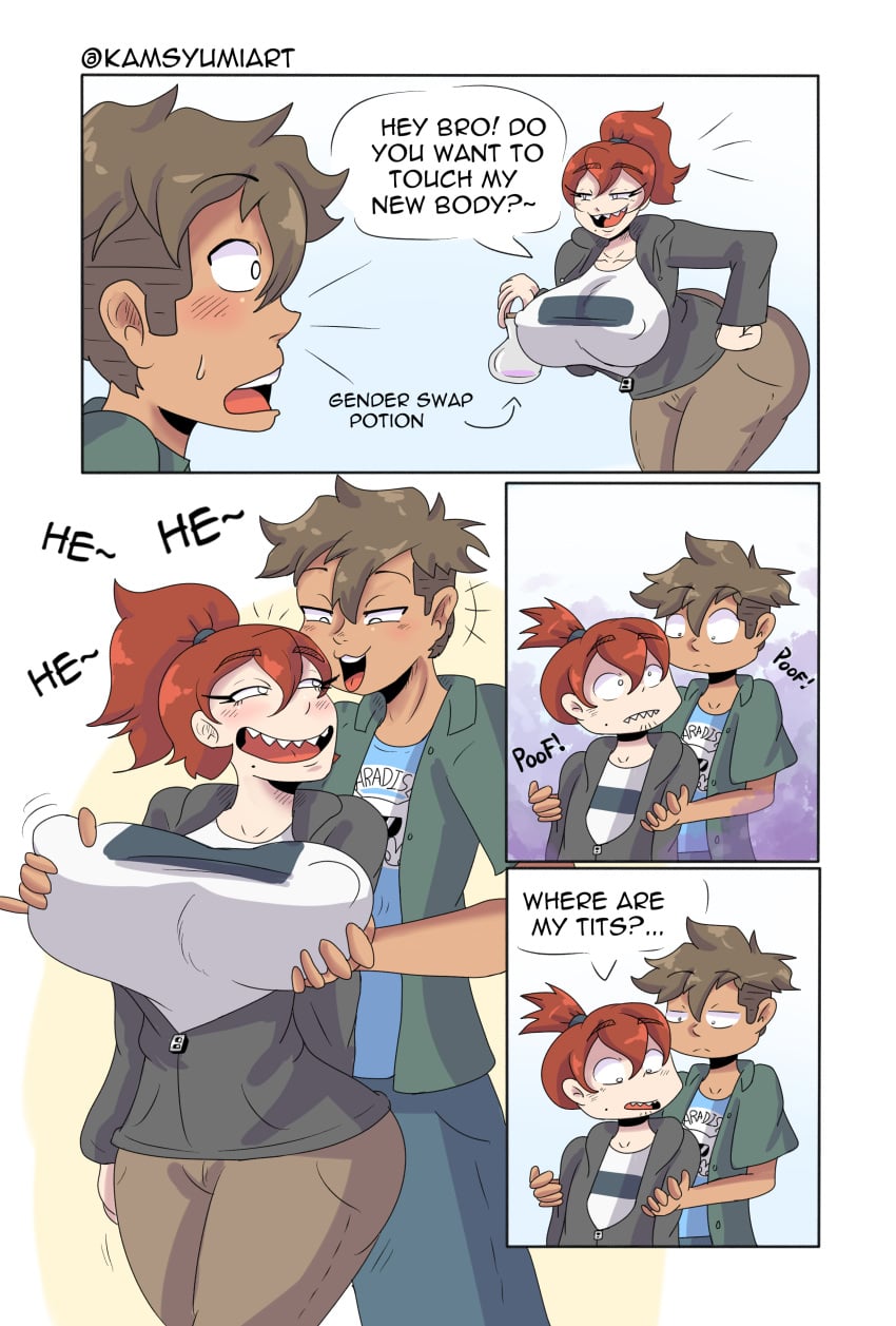 Genderswap (Mtf) Rule 34 Image