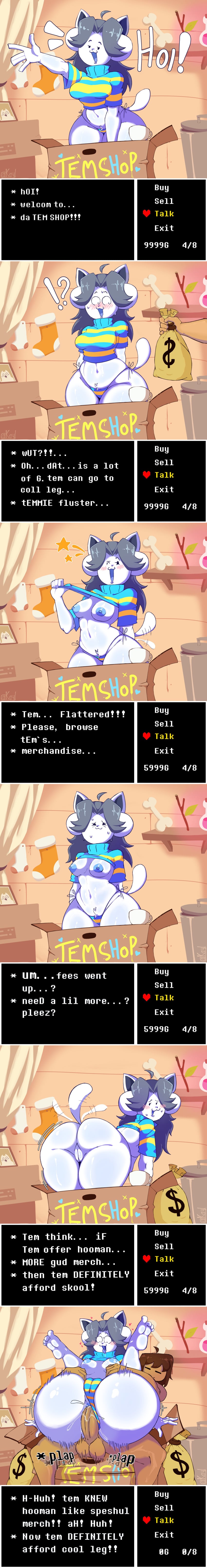 Temmie (Deltarune) Rule 34 Image