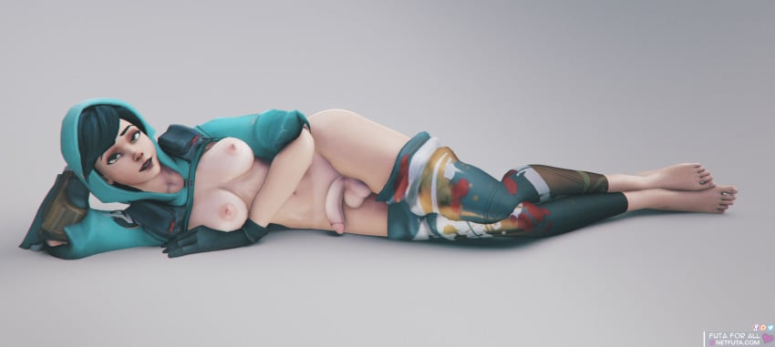 1futa 3d 3d_(artwork) areolae armpits balls blizzard_entertainment blue_fingernails blue_hair blue_hoodie breasts breasts_out crossed_legs dickgirl feet futa_only futanari glans gloves graffiti_tracer hazel_eyes hips hoodie huge_hips human intersex knees large_hips laying laying_down leggings leggings_down lipstick looking_at_viewer nails naked netfuta nipples nude overwatch pants pants_down pants_pulled_down partially_clothed penis penis_out posing sfm smirking solo_futa source_filmmaker tanline tanlines tanned tanned_skin testicles thick_thighs toes tracer white_skin