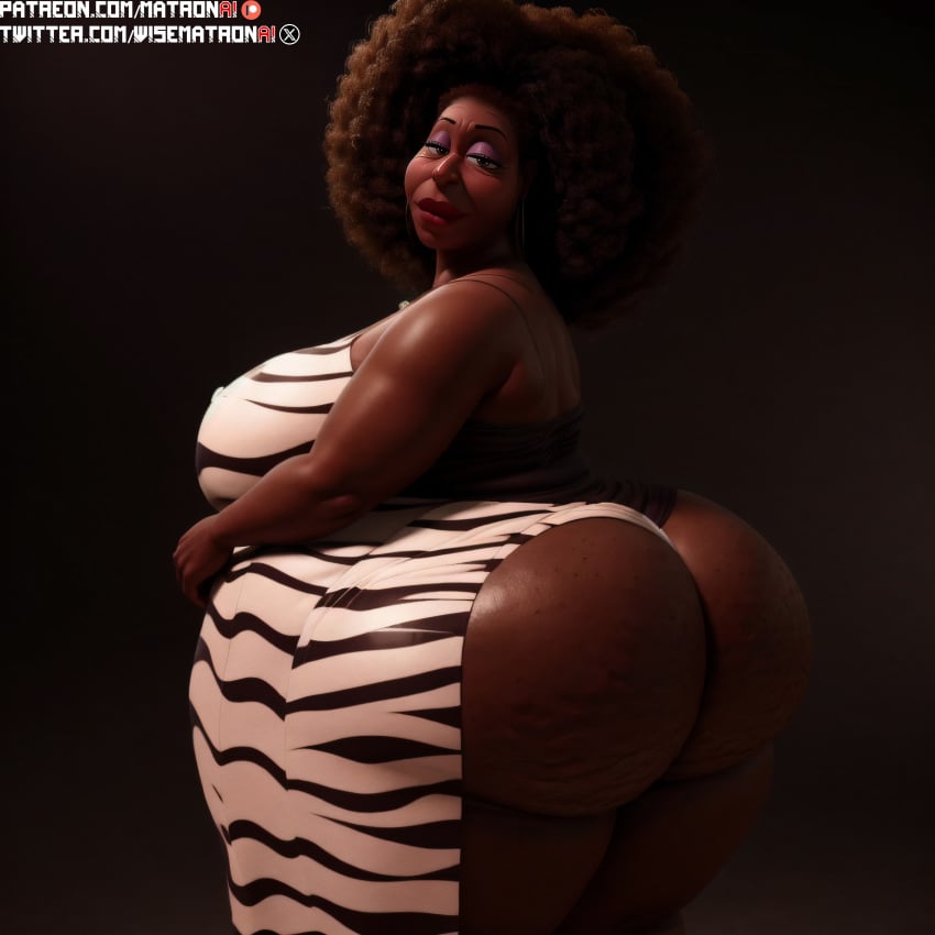 1girls 4k african_female afro ai_generated ass bbw belly big_breasts black_milf cellulite chubby chubby_female dark-skinned_female dark_skin disney dorothea_williams fat female female_focus female_only highres hips hips_wider_than_shoulders huge_ass huge_hips huge_thighs large_ass large_breasts massive_ass massive_breasts massive_thighs matronai_(artist) mature mature_female mature_woman obese obese_female patreon patreon_username pinup pixar solo solo_female solo_focus soul_(pixar) ssbbw stable_diffusion thick thick_hips thick_thighs twitter_username wide_hips