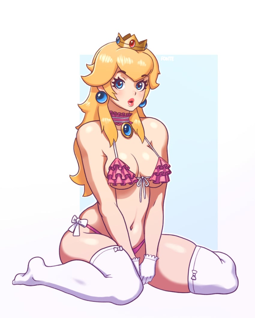Princess Peach (Mario (Series)) Rule 34 Image