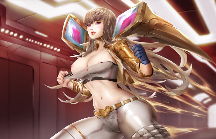 breasts k/da_kai'sa_prestige_edition k/da_series kai'sa league_of_legends prestige_skin supullim wardrobe_malfunction