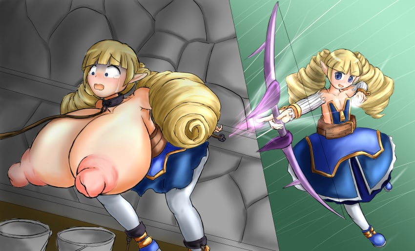 archer_(disgaea) areola areolae before_and_after big_areola big_breasts big_nipples bimbo breast_expansion breasts disgaea elf_ears exposed_breasts gasotaxok gigantic_areola gigantic_areolae gigantic_breasts gigantic_nipples huge_areola huge_areolae huge_breasts huge_nipples hyper_breasts hyper_nipples large_areola large_areolae large_breasts large_nipples massive_breasts nipples nippon_ichi_software pointy_ears puffy_areola puffy_areolae puffy_nipples shortstack