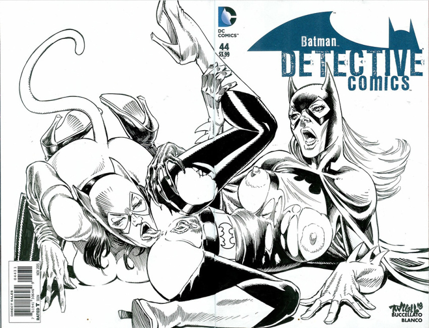 2girls anilingus anus areolae ass ass_lick ass_licking athletic barbara_gordon batgirl batman_(series) big_breasts black_and_white bodysuit boots breasts breasts_out bubble_butt busty butt cat_tail catwoman cleavage closed_eyes comic_cover cover dc dc_comics eyelashes female female_focus fit fit_female full_body gloves hanging_breasts high_heel_boots hourglass_figure huge_breasts labia large_breasts licking_anus licking_ass lipstick long_hair makeup mask monochrome nipples pubic_hair pussy rimming rimming_female selina_kyle tail tim_vigil vagina wide_hips yuri