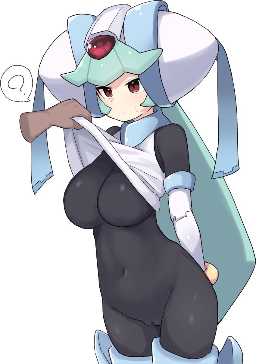 bodysuit breasts cameltoe ly_(artist) mega_man mega_man_zx pandora_(mega_man) pussy