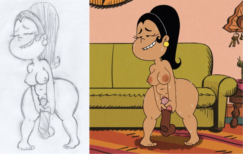 mexican_female rosa_casagrande tagme takeshi1000 the_casagrandes the_loud_house tinyjimmy younger_female younger_version