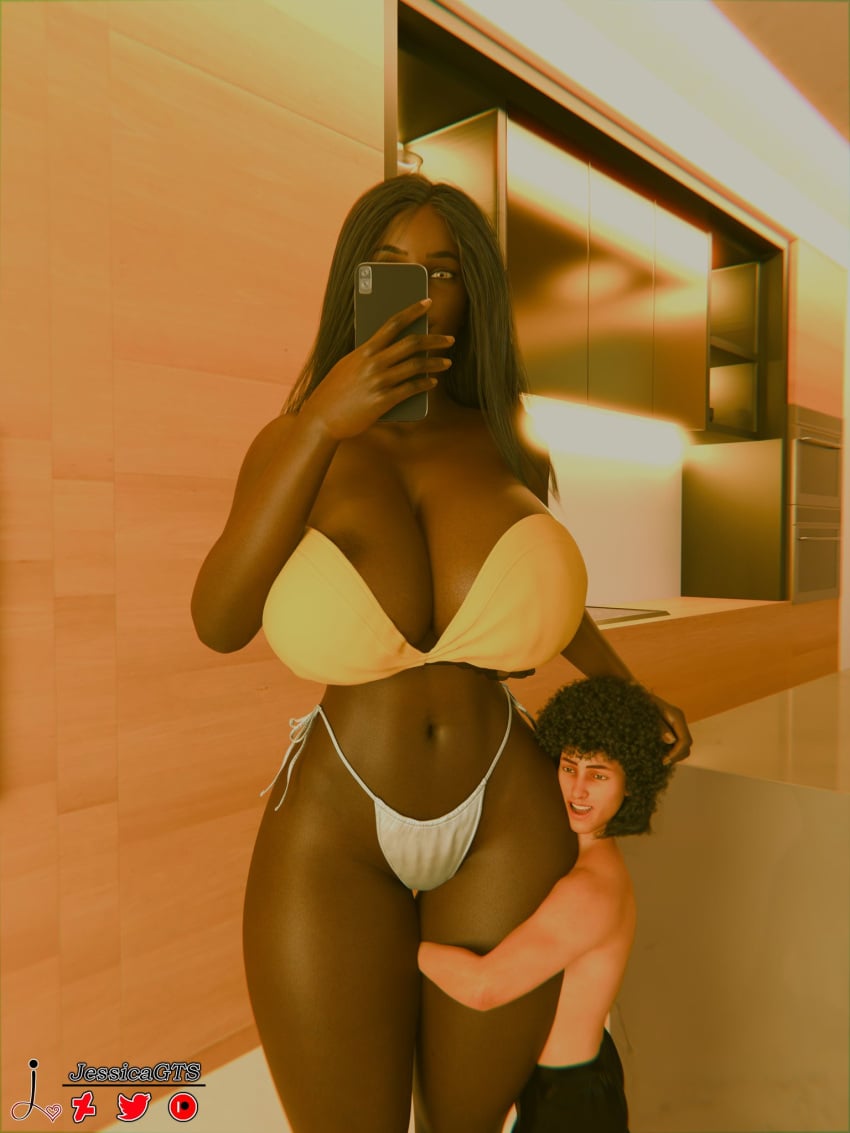 1boy 1boy1girl 1girls 3d big_ass big_breasts bigger_female boyfriend boyfriend-girlfriend breasts brown-skinned_female brown_body brown_skin bust busty chest couple couple_(romantic) curvaceous curvy curvy_figure dark-skinned_female dark_skin duo female giantess girlfriend height_difference hips hourglass_figure huge_ass huge_breasts jane_(jessicagts) jessicagts large_ass large_breasts larger_female legs light-skinned_male light_skin macro macro_female mature mature_female mini_giantess original original_character shorter_male size_difference slim_waist smaller_male tall tall_female tall_girl taller_female taller_girl thick thick_hips thick_legs thick_thighs thighs voluptuous waist wide_hips