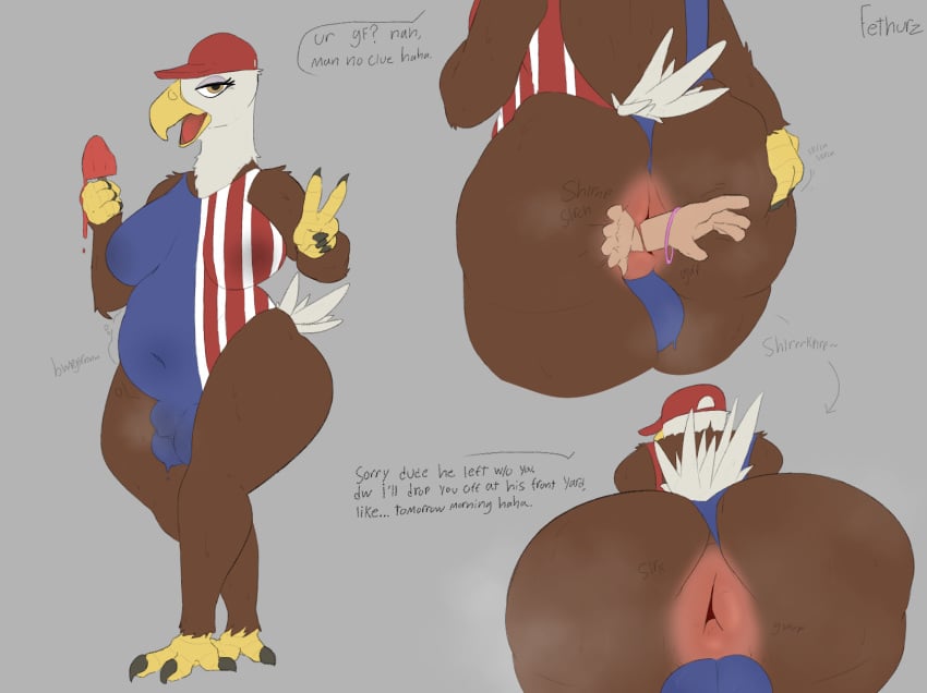 1futa 4th_of_july anal anal_vore anthro avian bald_eagle big_breasts bird breasts chubby cock dickgirl fat_ass female female_prey fethurz food furry futa_pred futa_sans_pussy futanari hot hotdog intersex musk outside penis pudgy steam sweat sweaty thick_thighs unwilling_prey