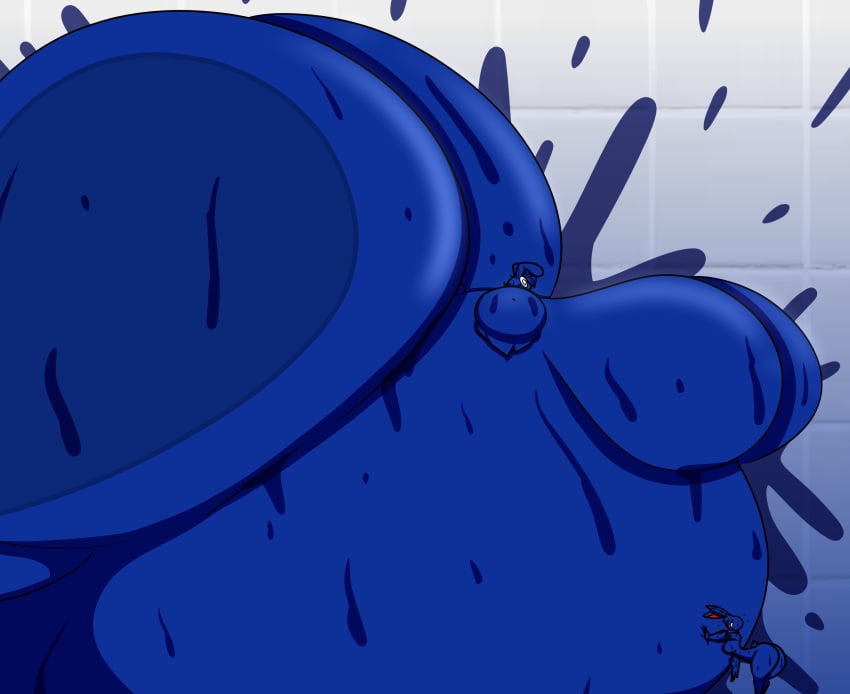 big_ass big_breasts blueberry_inflation breasts bubble_butt cleavage female furry huge_ass huge_breasts hyper_breasts inflation puffster3 thick_thighs wide_hips