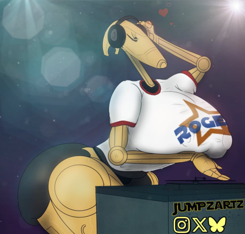 ass_bigger_than_head b1_battle_droid battle_droid belly big_ass big_belly big_breasts big_thighs breasts clanker clothed clothed_female clothing dj fat_ass female genderbent girl hyper hyper_ass hyper_breasts hyper_butt jumpzartz leaning_forward massive_ass massive_breasts massive_butt massive_tits rave robot robot_girl robotic_arms robotic_legs sexy sexy_body sexy_pose shirt star_wars thicc_ass thicc_thighs thick_thighs thighs thong thong_bikini tight_clothes tight_clothing tight_fit tight_shirt