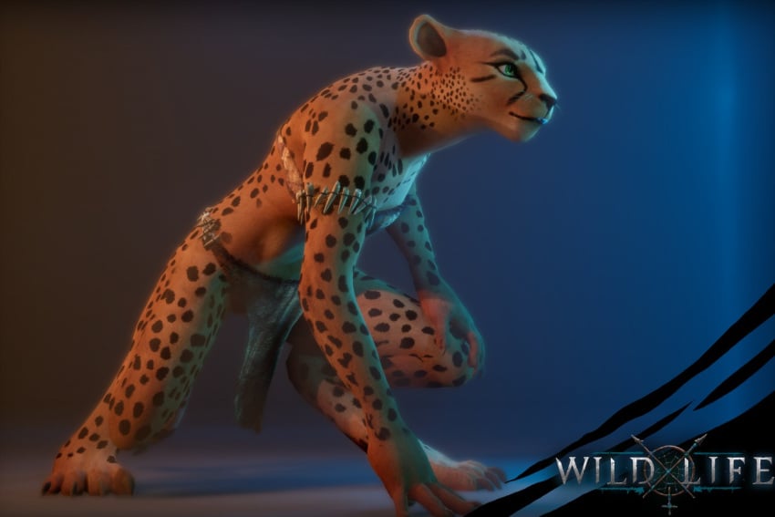 1girls anthro cheetah female solo solo_female solo_focus tribal wildlife_(video_game) zuri