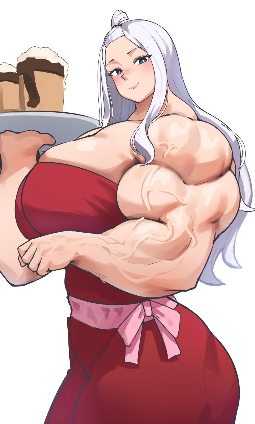 alternate_muscle_size fairy_tail hyper_breasts mirajane_strauss musctonk muscular muscular_female
