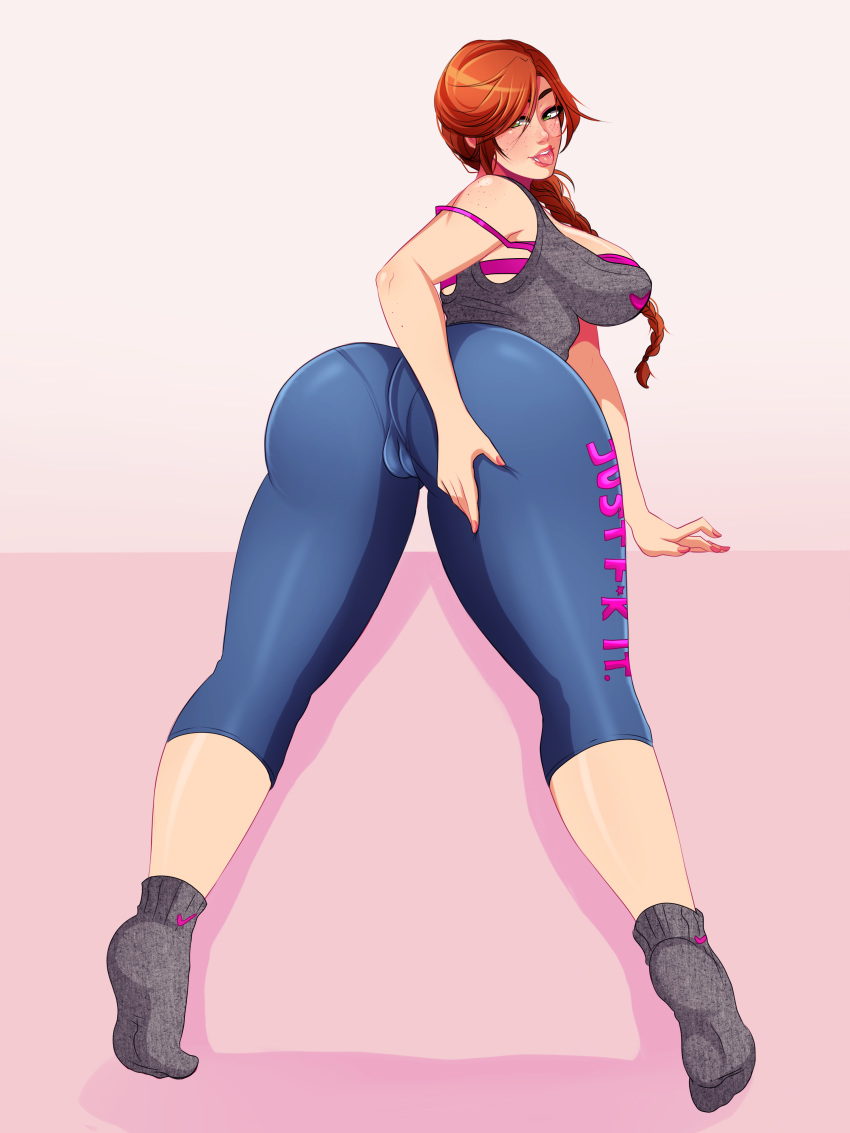 1girls ash_(rainbow_six) bare_calves busty calves hourglass_figure law-zilla rainbow_six rainbow_six_siege spandex tagme tight_clothing tom_clancy wide_hips yoga_pants