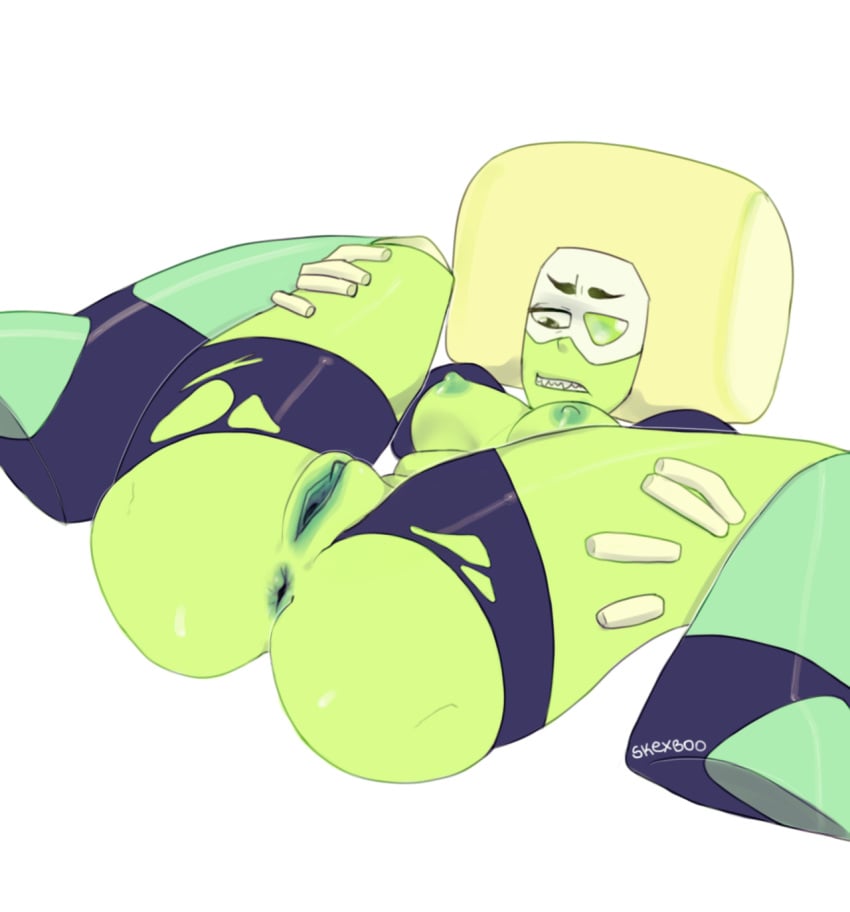 female gem gem_(species) peridot_(gem) peridot_(steven_universe) skexboo squaridot_(steven_universe) steven_universe steven_universe:_save_the_light