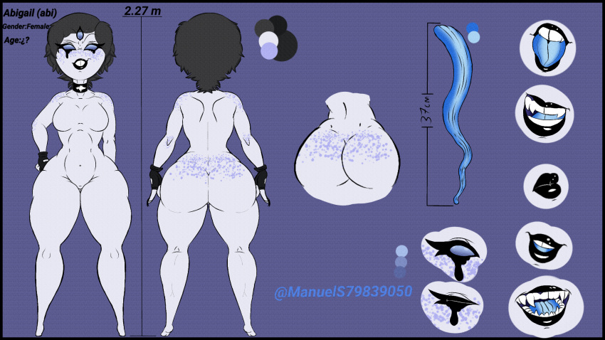 abi_rocksbear_(artist) big_butt butt female female_only furry furry_only model_sheet not_furry oc original_character puppet rocksbear_(artist)