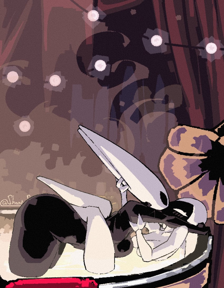 2girls all_fours arched_back ass ass_up bath bathing bent_over big_ass black_body black_eyes blush breasts completely_nude completely_nude_female duo female female_only hollow_knight hollow_knight:_silksong hornet_(hollow_knight) horns hot_spring huge_ass humanoid indoors kissing lace_(hollow_knight) large_ass leg_lock legs_around_partner legs_wrapped_around_partner medium_breasts nude nude_female onsen shantysixix sideboob steam team_cherry thick thick_ass thick_thighs thighs water white_body white_eyes white_hair wide_hips yuri