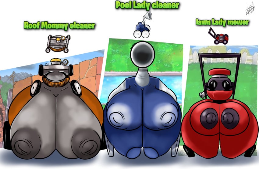Lawnmower (Pvz) Rule 34 Image