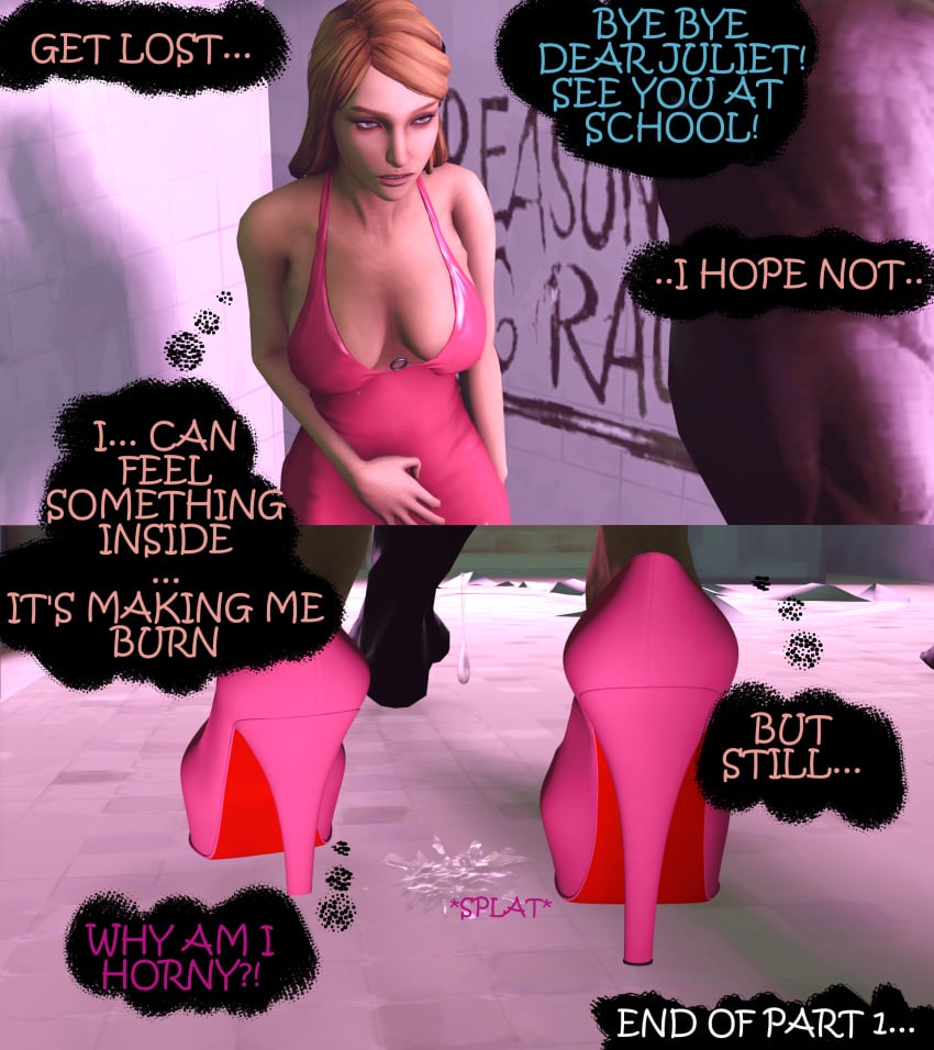 3d aroused big_breasts blackmail blowjob cheating cheating_girlfriend comic dark-skinned_male dark_skin dress female geras high_heels horny interracial life_is_strange male mind_break rachel_amber skimpy_clothes whatawoodsfm