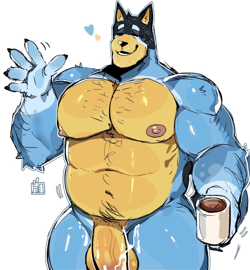Bandit Heeler (Bluey (Series)) Rule 34 Image