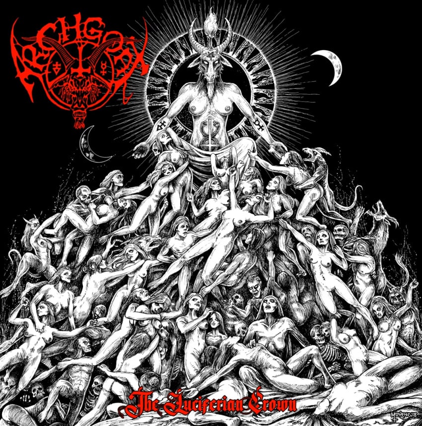 album_art album_cover archgoat_(band) black_and_white black_metal blank_eyes cadaver chaos circle claws corpse corpses cross curvy_figure dead demon demon_girl demons devil exposed_ass exposed_breasts exposed_nipples exposed_pussy fire flame frustrated frustration fully_nude fully_nude_female goat goat_horns grabbing grabbing_breasts grabbing_from_behind grabbing_hair half_moon horns hourglass_figure inverted_cross logo logo_in_background long_hair medium_ass medium_breasts monochrome moon multiple_demons multiple_girls open_mouth pulling_hair red_color satanism satanist serpent sharp_teeth simple_background skeleton skull skulls slim_figure snake spread_legs symbol symbolism tail tattoo tattoo_on_arm text torch white_female white_skin white_skinned_female