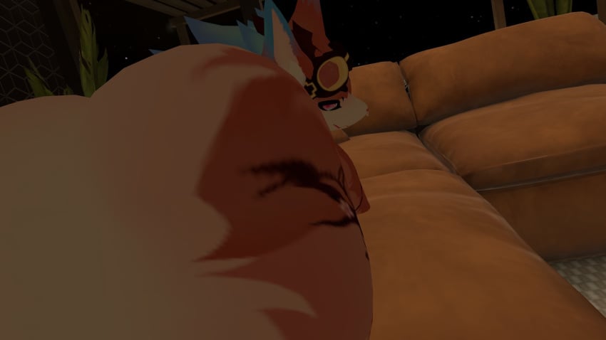 3d anthro anthro_only fat_ass gigantic_ass looking_at_viewer mrhighvoice phat_ass seductive_look thicc_ass vrchat