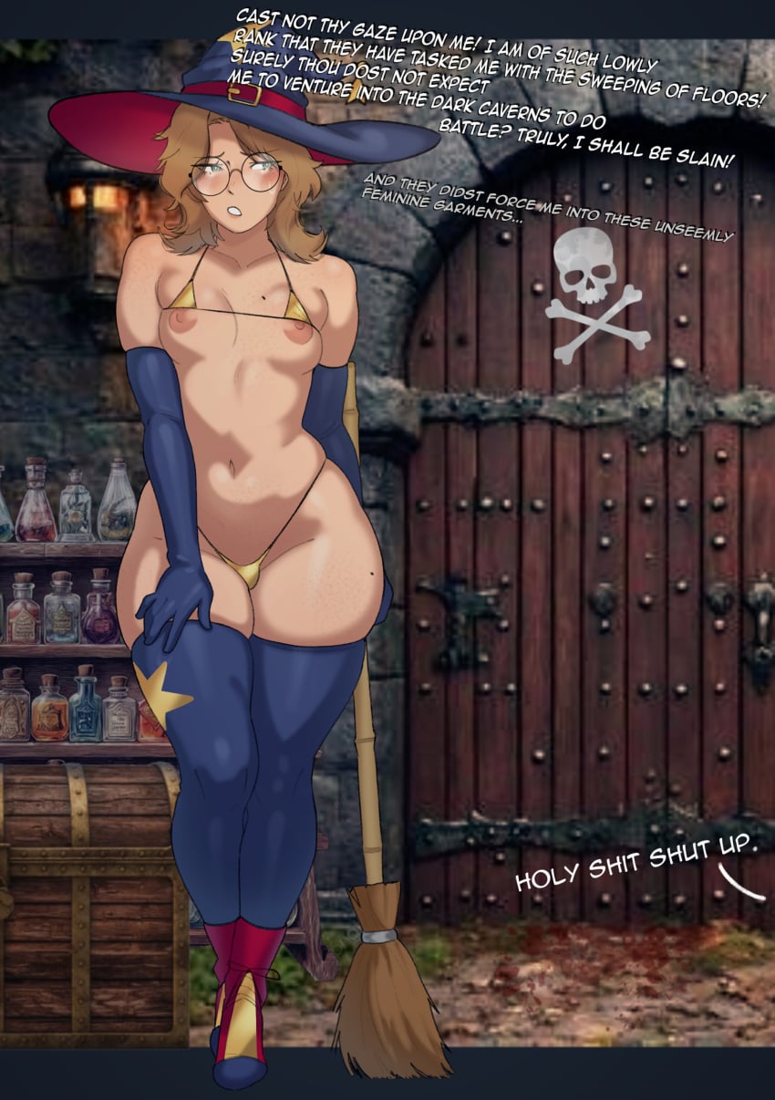 1boy background balls barely_clothed broom bulge crossdressing dungeon fantasy femboy fluffy fluffy_hair glasses hair imminent_rape imminent_sex johnv johnvkun lips micro micro_bikini mole nerd nipples original_character original_characters otoko_no_ko otokonoko pretty_boy round_glasses self_insert self_upload sissy small_breasts small_penis sona teenager thighhighs trap twink useless_clothing wizard wizard_hat