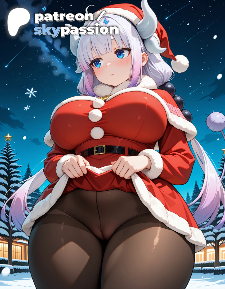 Kanna Kamui (Christmas) Rule 34 Image