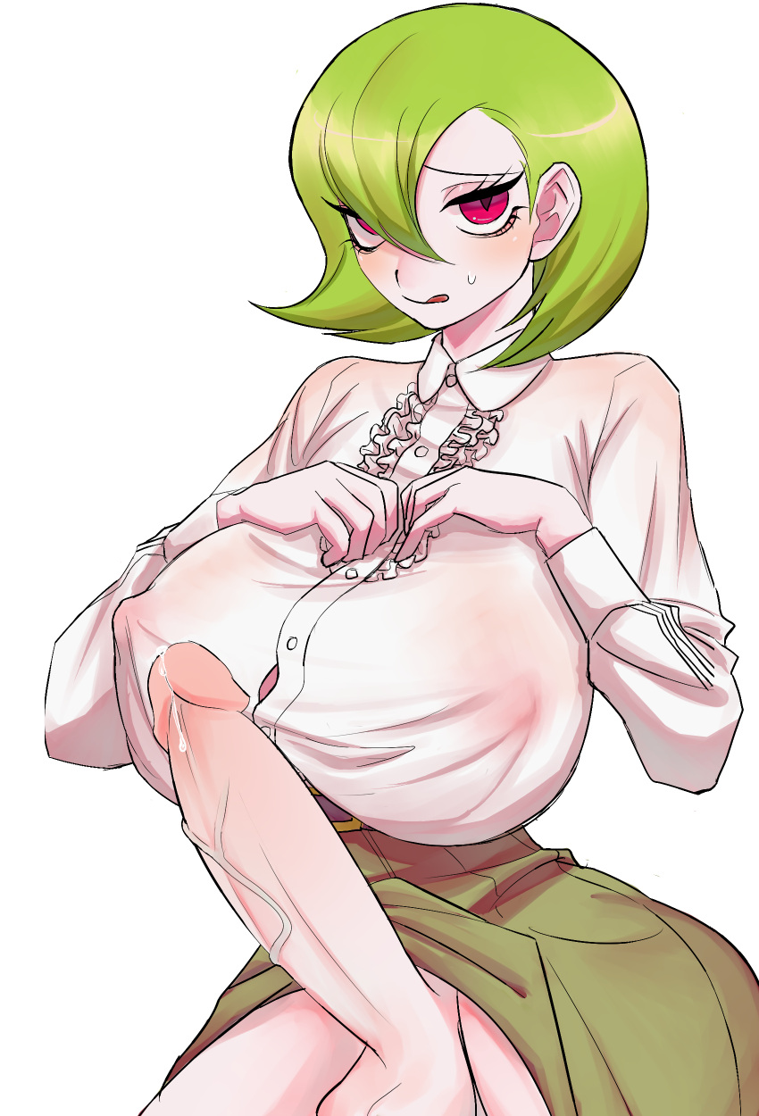 17:25 1futa alternate_breast_size balls big_breasts big_penis breasts clothed clothing covered_nipples dress embarrassed erect_nipples erection eye_contact eyebrows eyelashes fully_clothed futa futa_only futanari gardevoir green_hair hips huge_breasts huge_cock human human_only humanized humanoid large_breasts light_skin looking_at_viewer nintendo nipple_bulge pale_skin penis penis_out pokemon pokemon_(species) pokemon_rse precum red_eyes see-through_clothing seto_reiichi simple_background solo solo_futa standing sweat testicles thick thick_thighs thighs tongue tongue_out uncensored voluptuous white_background wide_hips