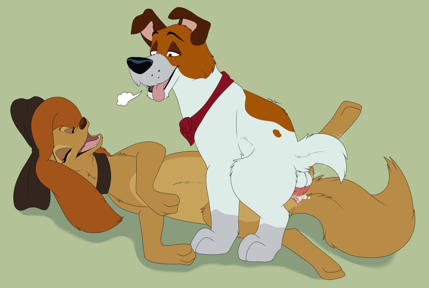 anal anal_sex balls bodily_fluids breath canid canine canis closed_eyes cum disney dixie_(fox_and_the_hound) dodger domestic_dog duo ejaculation female female_penetrated feral feral_on_feral genital_fluids genitals hi_res horny_(disambiguation) hunting_dog lying male male_penetrating male_penetrating_female mammal missionary_position oliver_and_company on_back orgasm panting penetration penis sex straight terrier testicles the_fox_and_the_hound the_fox_and_the_hound_2 tongue tongue_out xxgato